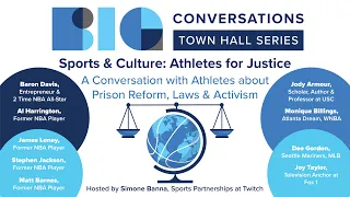 Athletes for Justice: A Conversation on Prison Reform, Laws and Activism