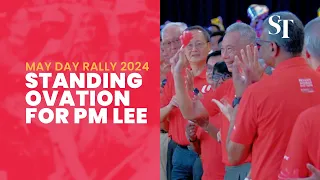 PM Lee receives standing ovation | May Day Rally 2024