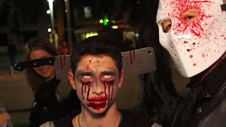 'Zombie walk' in Tel Aviv as part of Purim holiday