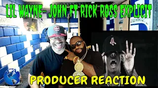 Lil Wayne   John ft  Rick Ross Explicit Official Music Video - Producer Reaction