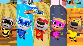 Talking Tom Hero Dash - New Ultra Heroes - Amazing Outfits - All Additional Levels - Gameplay