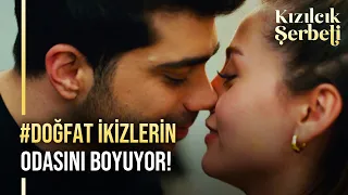 #DoğFat'ın boya heyecanına Pembe engeli! | Kızılcık Şerbeti 20. Bölüm