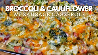 Broccoli Cauliflower With Sausage Casserole Recipe