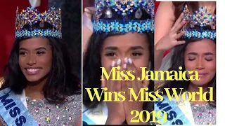 Miss Jamaica Miss World 2019 Winning Answer Miss Jamaica