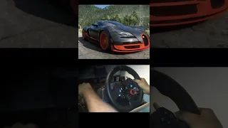 Incredible Bugatti Veyron Super Sport Race On Forza Horizon 5 | Logitech G29 Gameplay