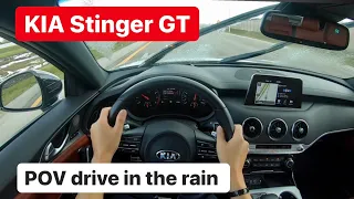 2020 Kia Stinger GT ► POV drive [some rain⛈driving]