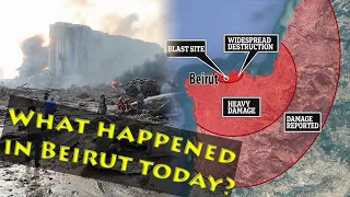 The Huge Explosion in Beirut Lebanon on August 4th 2020 GRAPHIC CONTENT
