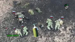 Terrifying! Ukraine Army drones kill dozens of Russian soldiers hiding in Bakhmut trench