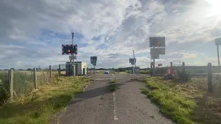 *Double Freight Pass* Beald Drove Level Crossing, Cambridgeshire