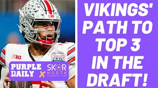 Minnesota Vikings’ path to trading up to the Top 3 of the NFL Draft!