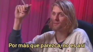 Kurt Cobain entrevista subtitulada de MTV hablando de su hija Frances, peleas y de sus letras