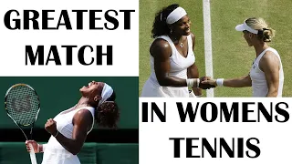 The GREATEST Match in Women's Tennis HISTORY | Serena vs Dementieva | Wimbledon 2009 Semi-Final