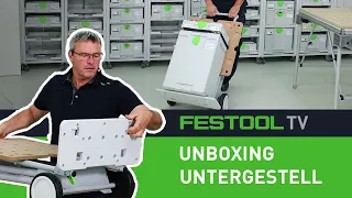 Das Untergestell der Systainersäge (Festool TV Folge 248)