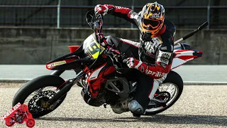 Testing out VDB frontend on my Aprilia SXV550 on Midlands Lelystad || Track Supemoto || Insta 360 4k