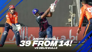 Andre Russell 39 from 14 vs Delhi Bulls! | Day 14 | Player Highlights