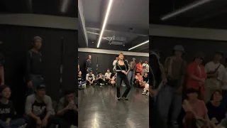 LOCK DANCE BATTLE wearing high heels / hirokoboogie #shorts