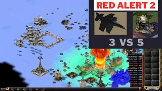 Red Alert 2 Yuri's revenge | Icy Inferno map I 3 vs 5