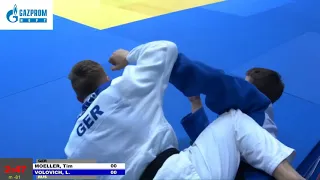 81 kg Moeller T Volovich L 31 03 2019 T1 Кубок Европы по дзюдо среди юношей и девушек до 18 лет, ТУ