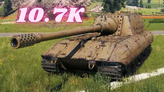 Jagdpanzer E 100 - 10.7K Damage  World of Tanks Replays