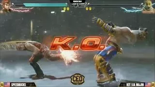 CEO2016 Tekken 7 Top 8 - SPEEDKICKS vs KIT LIL MAJIN