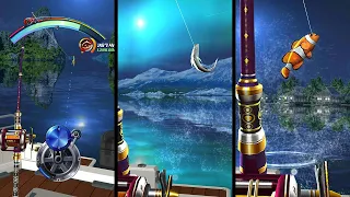 Fishing-hook Gameplay Boss Lv.1&2:Blue Whale Caribbean Sea