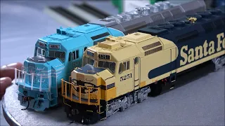 Athearn's SDP40F's, New Run with Tsunami 2! Genesis Line!