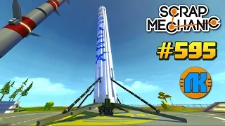 Scrap Mechanic  #595  КРУТАЯ РАКЕТА Space X Rocket В СКРАП МЕХАНИК 0.2.5 !!!