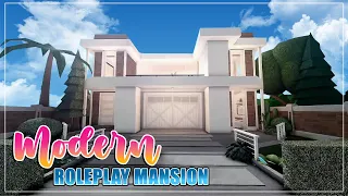 Minami Oroi Bloxburg Speedbuild and Tour   Aesthetic Modern Roleplay Mansion   July 17 2021