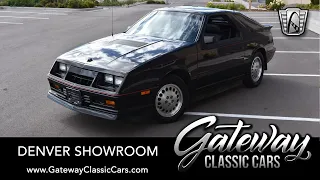 1985 Dodge Daytona TURBO Z Gateway Classic Cars Denver #1144