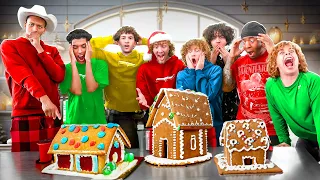 I HOSTED A CRAZY GINGERBREAD HOUSE COOKING COMPETITION