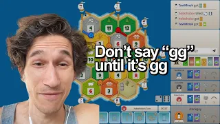 Playing Ranked Catan | Day 115 | Full Catan Game