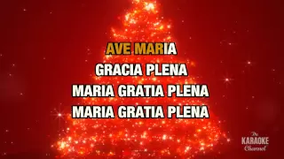 Ave Maria in the Style of "Céline Dion" with lyrics (no lead vocal)