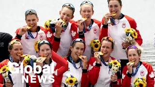 Tokyo Olympics: Canada wins gold medal in women’s eight rowing