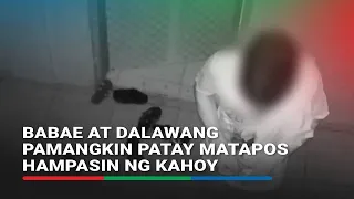 Babae at dalawang pamangkin patay matapos hampasin ng kahoy; kinakasama ng tiyahin suspek