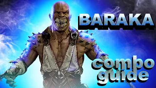 MK11 кОМБО ГАЙД, Барака / combo guide, Baraka