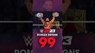 WWE 2K23 Highest rated male and Female superstars - so far