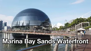 Marina Bay Sands Waterfront Virtual Tour in 4K & Binaural Audio