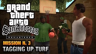 GTA San Andreas Remastered - Mission #3 - Tagging up Turf (Xbox 360 / PS3)
