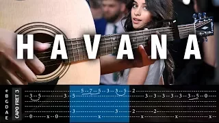 Camila Cabello - HAVANA - Cover (Fingerstyle Cover) + TAB Tutorial (Lesson)