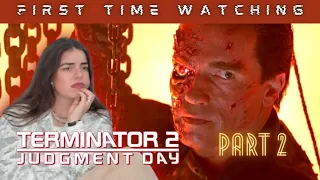 Great Sequel! TERMINATOR 2: Judgment Day - Girlfriend First Time Watching | Reaction (2/2)