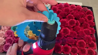 How to rolled paper flower in easy way! Cricut hacks