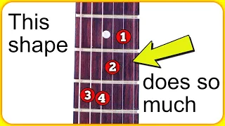 Play ALL Major Or Minor Guitar Chords With 1 SHAPE