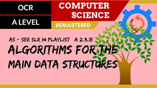 148. OCR A Level (H046-H446) SLR25 - 2.3 Algorithms for the main data structures