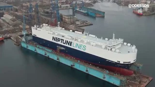 M/V Neptune Galene - Retrofit Scrubber Installation at Odessos Shipyard