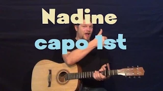 Nadine (Chuck Berry) Easy Guitar Lesson How to Play Tutorial Capo 1st Fret