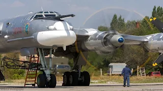 Fast Takeoff Tu-95MS from Air Base • Missile Launch • Destroy Target