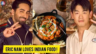 Bollywood Star Ayushmann Khurrana Treats K-pop Star Eric Nam To Indian Food At Lollapalooza India 😍