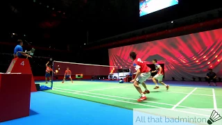 DYJ2019年日本羽毛球超級賽MD Yuta Watanabe/Hiroyuki Endo vs Goh Sze Fei/Nur Izzuddin set2 1/2