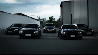 Black Benz Takeover - C63 I C43 AMG CarPorn I 4K