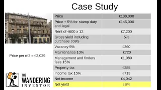 Real Estate Investment in Budapest - a case study with true yield calculations. Full post on website